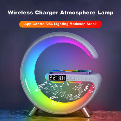 Futuristic LED Lamp Wireless Charger