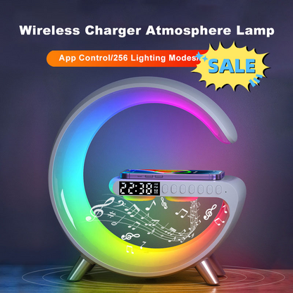 Futuristic LED Lamp Wireless Charger